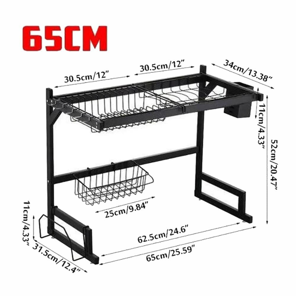 Escurridor Multifuncional de Platos y Utensilios 65 cm – Sobre Fregadero